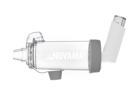 flexible Inhalationskammer für Erwachsene